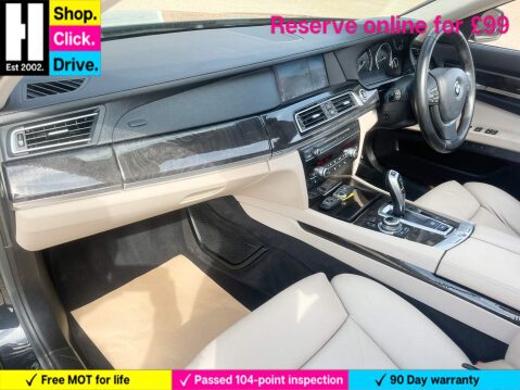 BMW 7 Series 4.4 750Li V8 Auto Euro 5 4dr 78