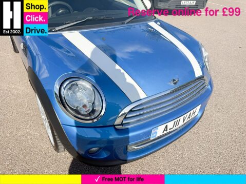 Mini Hatch 1.6 Cooper Pimlico Hatchback 3dr Petrol Manual Euro 5 (s/s) (122 ps) 10