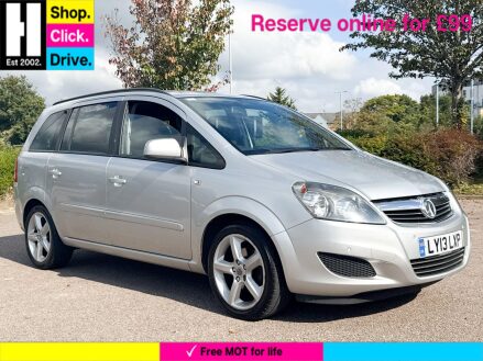 Vauxhall Zafira 1.6 16V Exclusiv MPV 5dr Petrol Manual Euro 5 (115 ps)