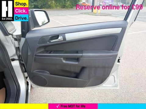 Vauxhall Zafira 1.6 16V Exclusiv MPV 5dr Petrol Manual Euro 5 (115 ps) 35