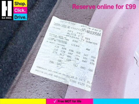 SEAT Altea 1.9 TDI S Emocion MPV 5dr Diesel Manual Euro 4 (105 ps) 24