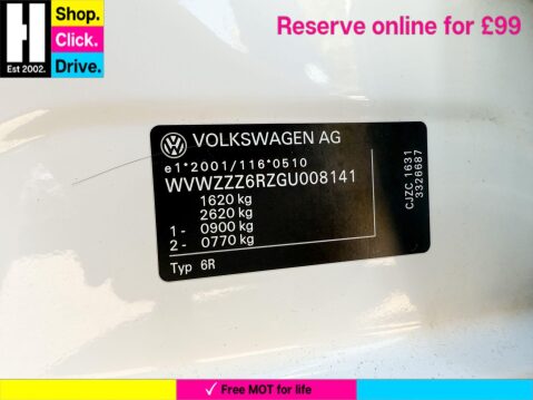 Volkswagen Polo 1.2 TSI BlueMotion Tech SE Hatchback 5dr Petrol DSG Euro 6 (s/s) (90 ps) 50