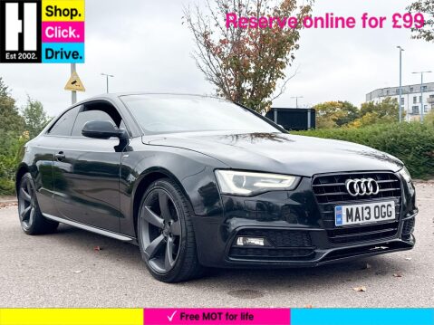Audi A5 2.0 TDI Black Edition Coupe 2dr Diesel Manual Euro 5 (s/s) (177 ps) 1