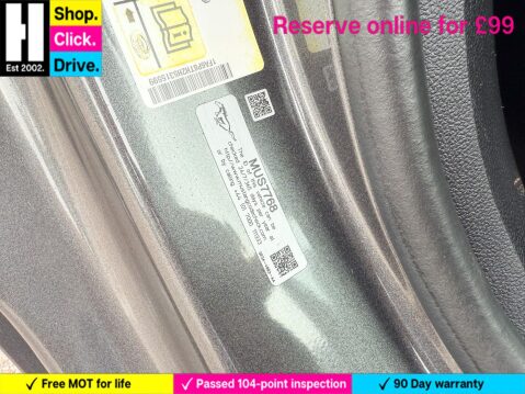 Ford Mustang 2.3T EcoBoost Fastback 2dr Petrol Manual Euro 6 (317 ps) 45