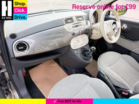 Fiat 500 1.2 Lounge Hatchback 3dr Petrol Manual Euro 6 (s/s) (69 bhp) 51