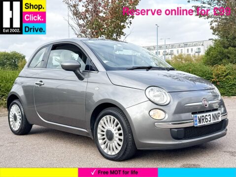 Fiat 500 1.2 Lounge Hatchback 3dr Petrol Manual Euro 6 (s/s) (69 bhp) 1