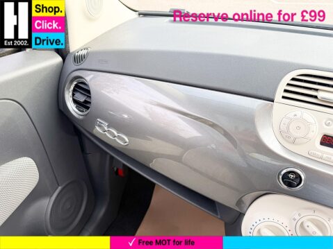 Fiat 500 1.2 Lounge Hatchback 3dr Petrol Manual Euro 6 (s/s) (69 bhp) 64