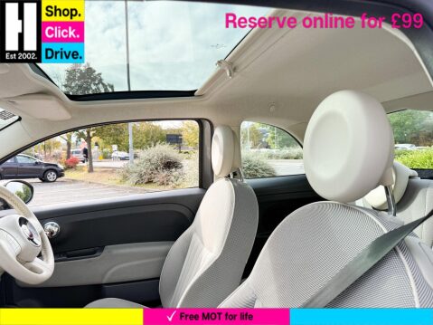 Fiat 500 1.2 Lounge Hatchback 3dr Petrol Manual Euro 6 (s/s) (69 bhp) 52