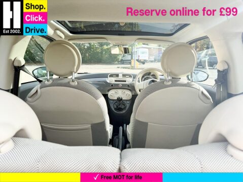 Fiat 500 1.2 Lounge Hatchback 3dr Petrol Manual Euro 6 (s/s) (69 bhp) 37