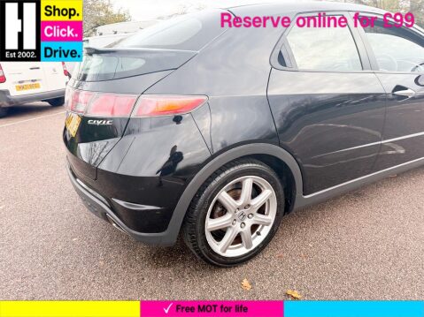Honda Civic 1.8 i-VTEC EX Hatchback 5dr Petrol Manual (156 g/km, 138 bhp) 16