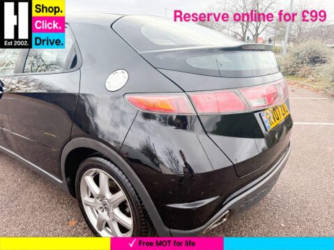 Honda Civic 1.8 i-VTEC EX Hatchback 5dr Petrol Manual (156 g/km, 138 bhp) 19
