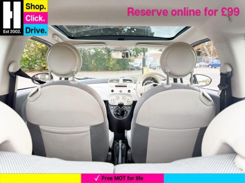 Fiat 500 1.2 Lounge Hatchback 3dr Petrol Manual Euro 5 (s/s) (69 bhp) 43