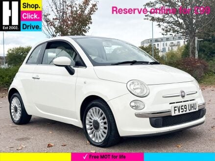 Fiat 500 1.2 Lounge Hatchback 3dr Petrol Manual Euro 5 (s/s) (69 bhp)