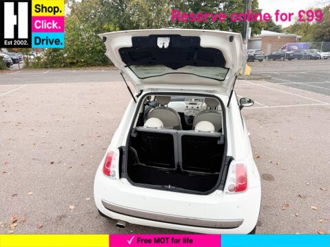 Fiat 500 1.2 Lounge Hatchback 3dr Petrol Manual Euro 5 (s/s) (69 bhp) 38