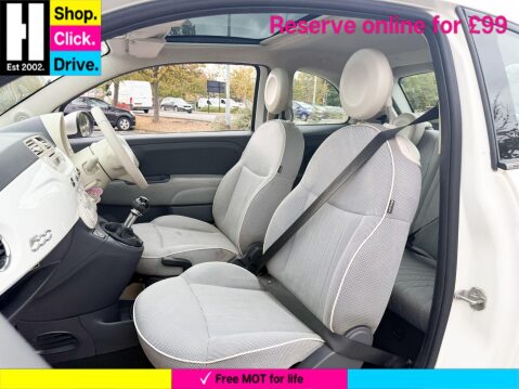 Fiat 500 1.2 Lounge Hatchback 3dr Petrol Manual Euro 5 (s/s) (69 bhp) 55