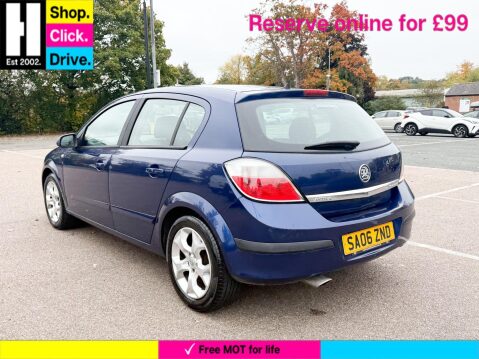 Vauxhall Astra 1.6i 16v SXi Hatchback 5dr Petrol Manual (158 g/km, 103 bhp) 6
