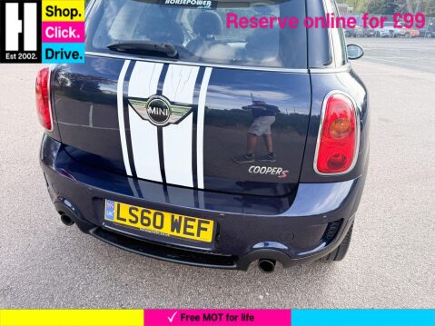 Mini Countryman 1.6 Cooper S SUV 5dr Petrol Manual ALL4 Euro 5 (s/s) (184 ps) 19