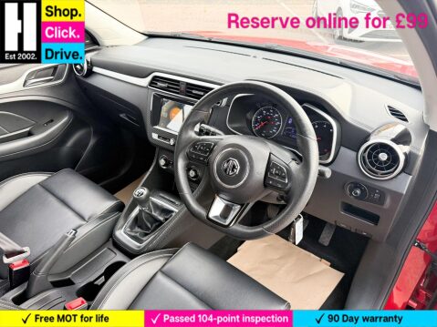 MG ZS 1.5 VTi-TECH Exclusive SUV 5dr Petrol Manual Euro 6 (s/s) (106 ps) 2