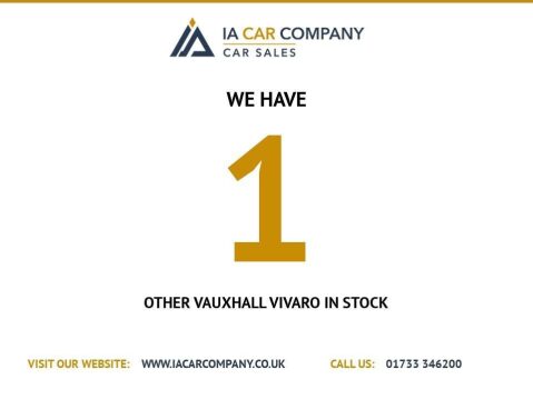 Vauxhall Vivaro 1.5 Turbo D 2900 Sportive Panel Van 5dr Diesel Manual L2 H1 Euro 6 (s/s) (1 45