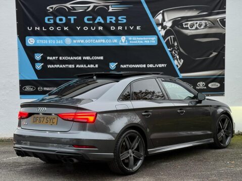 Audi S3 2.0 TFSI Black Edition S Tronic quattro Euro 6 (s/s) 4dr 3