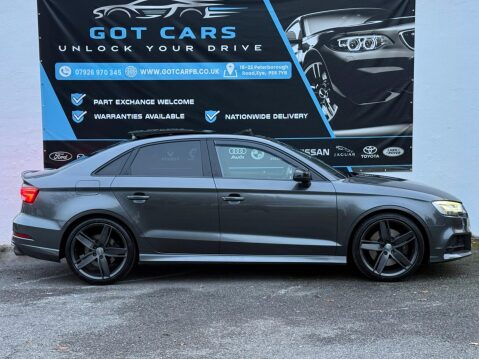 Audi S3 2.0 TFSI Black Edition S Tronic quattro Euro 6 (s/s) 4dr 4