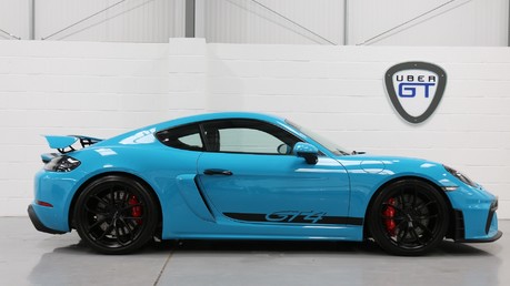 Porsche 718 Cayman GT4 - Stunning Car in Miami Blue with a Great Spec Video