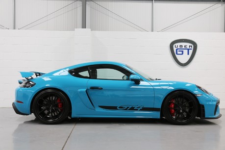 Porsche 718 Cayman GT4 - Stunning Car in Miami Blue with a Great Spec