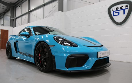 Porsche 718 Cayman GT4 - Stunning Car in Miami Blue with a Great Spec 2