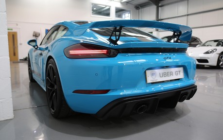 Porsche 718 Cayman GT4 - Stunning Car in Miami Blue with a Great Spec 3
