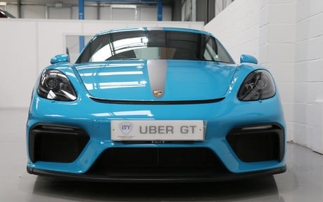 Porsche 718 Cayman GT4 - Stunning Car in Miami Blue with a Great Spec 9