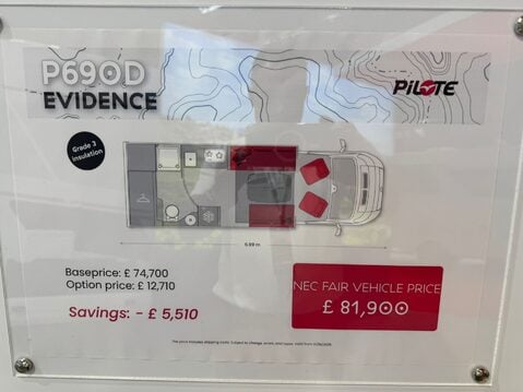 Pilote P690D Evidence 2026 MODEL - SHOW PRICE THIS WEEK ONLY 12