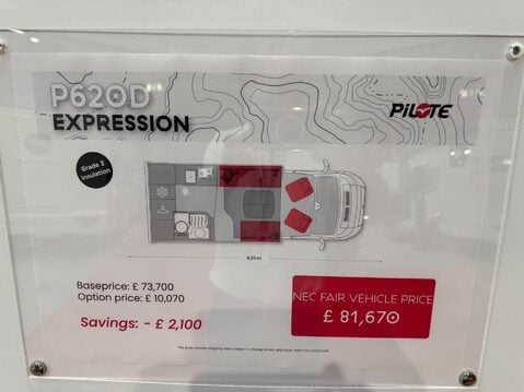 Pilote P620D Expression 2026 MODEL - SHOW PRICE THIS WEEK ONLY 11