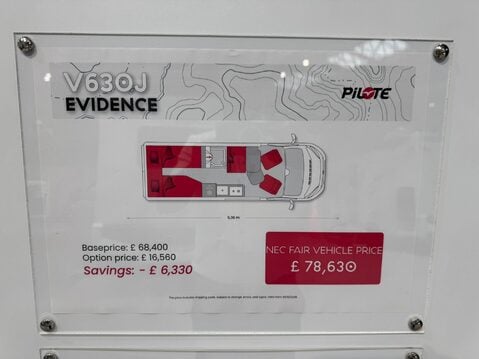 Pilote V630J Evidence 2026 MODEL - SHOW PRICE THIS WEEK ONLY 12