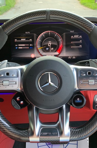 Mercedes-Benz G Series AMG G 63 4MATIC -VAT Q -CARBON TRIM -NIGHT PACK- DESIGNO BENGAL RED LEATHER 