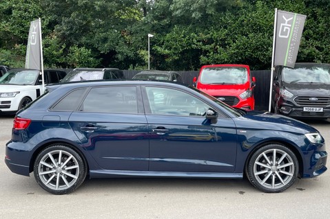 Audi A3 SPORTBACK TFSI BLACK EDITION - APPLE CAR PLAY -COSMOS BLUE - 4 NEW TYRES 4