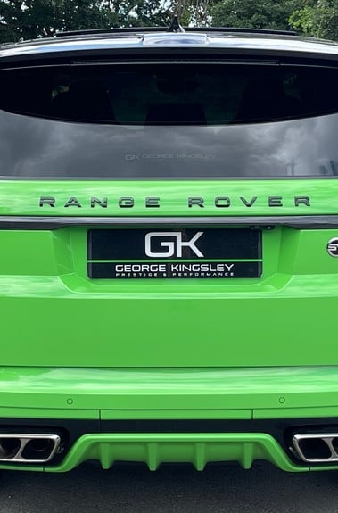 Land Rover Range Rover Sport SVR -SVO BESPOKE FACTORY LAMBORGHINI GREEN PAINT -FULL LAND ROVER S/HISTORY 