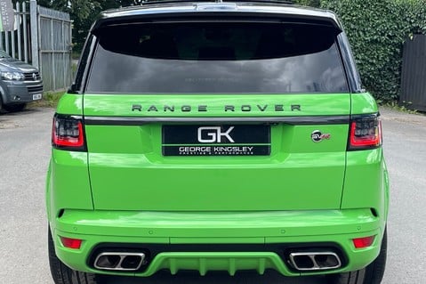 Land Rover Range Rover Sport SVR -SVO BESPOKE FACTORY LAMBORGHINI GREEN PAINT -FULL LAND ROVER S/HISTORY 8