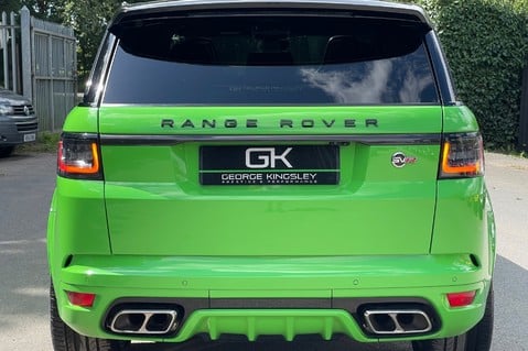 Land Rover Range Rover Sport SVR -SVO BESPOKE FACTORY LAMBORGHINI GREEN PAINT -FULL LAND ROVER S/HISTORY 24