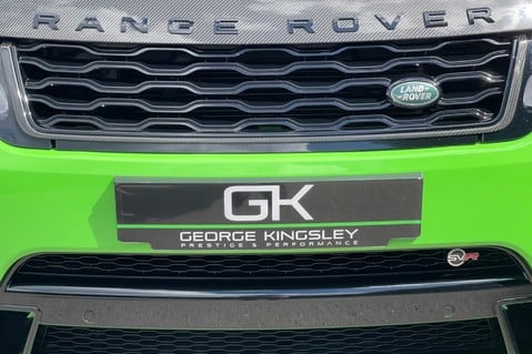 Land Rover Range Rover Sport SVR -SVO BESPOKE FACTORY LAMBORGHINI GREEN PAINT -FULL LAND ROVER S/HISTORY 33