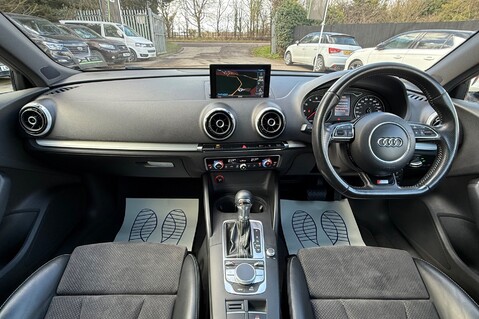 Audi A3 TFSI S LINE NAV S-TRONIC - PANORAMIC SUNROOF -£35 TAX - FULL AUDI S/HISTORY 14