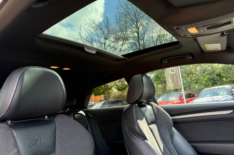Audi A3 TFSI S LINE NAV S-TRONIC - PANORAMIC SUNROOF -£35 TAX - FULL AUDI S/HISTORY 42