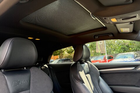 Audi A3 TFSI S LINE NAV S-TRONIC - PANORAMIC SUNROOF -£35 TAX - FULL AUDI S/HISTORY 43