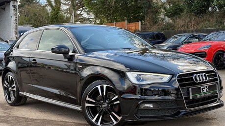 Audi A3 TFSI S LINE NAV S-TRONIC - PANORAMIC SUNROOF -£35 TAX - FULL AUDI S/HISTORY