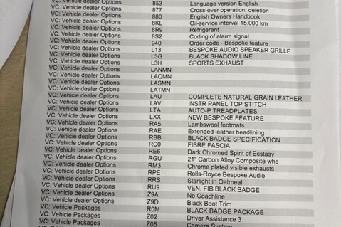 Rolls-Royce Wraith V12 BLACK BADGE - FULL RR SERVICE HISTORY 60