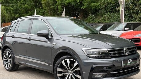 Volkswagen Tiguan R LINE TDI BMT 4MOTION DSG -RARE LEATHER -TOWBAR -10 SERVICES INC CAMBELT