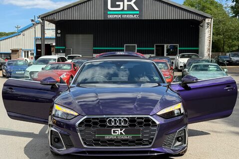 Audi A5 TFSI S LINE MHEV - ONE OWNER - FACTORY EXCLUSIVE PURPLE PAINT FINISH 18