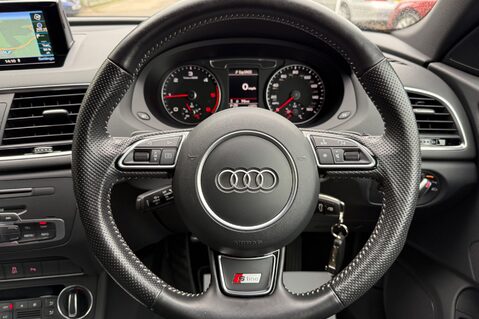 Audi Q3 TDI QUATTRO S LINE S-TRONIC- DEMO +1 OWNER -£5K EXTRAS -CAMERA -CRUISE - 8