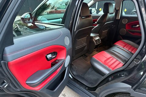 Land Rover Range Rover Evoque TD4 HSE DYNAMIC -BLACK & RED LEATHER INTERIOR - LANE ASSIST -2 OWNERS 28