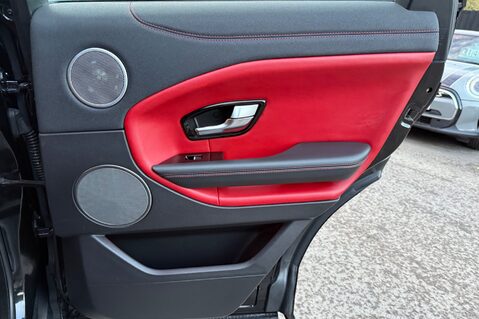 Land Rover Range Rover Evoque TD4 HSE DYNAMIC -BLACK & RED LEATHER INTERIOR - LANE ASSIST -2 OWNERS 32