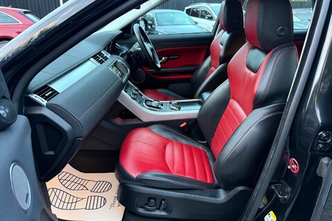 Land Rover Range Rover Evoque TD4 HSE DYNAMIC -BLACK & RED LEATHER INTERIOR - LANE ASSIST -2 OWNERS 21